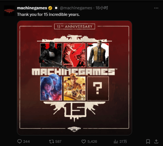 《德軍總部》新作要來(lái)了？開(kāi)發(fā)商神秘項(xiàng)目曝光